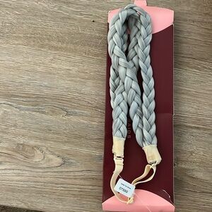 Madison Brains Silver Headband nwt